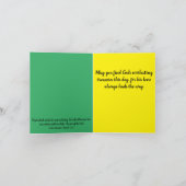 Kleine, 10,2 x 14,2 cm grote gevouwen wenskaart kaart (Binnen)