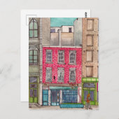 Kleine 135 en de balk boven Tribeca Manhattan NYC Briefkaart (Voorkant / Achterkant)