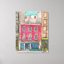 Kleine 135 en de balk boven Tribeca Manhattan NYC