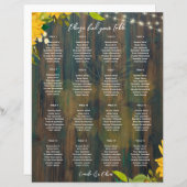 KLEINE 16 Tafel Rustieke Houten Lichtjes ZITPLAATS (Voorkant / Achterkant)