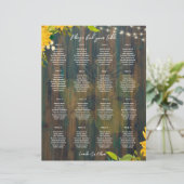 KLEINE 16 Tafel Rustieke Houten Lichtjes ZITPLAATS (Staand voorkant)