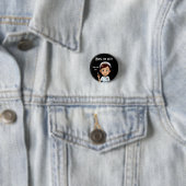 Kleine, 1¼-inch ronde Button met standaardontwerp (In situ)