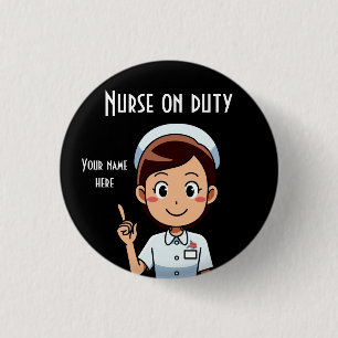 Kleine, 1¼-inch ronde Button met standaardontwerp