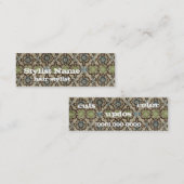 kleine 1 mini visitekaartje (Voorkant / Achterkant)