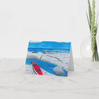 Kleine, 4-inch x 5,6-inch geheugenkaart Hartelijk Bedankkaart