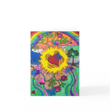 Kleine, 4-inch x 5,6-inch gevouwen notitiekaart