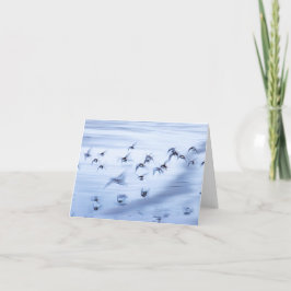 Kleine, 4-inch x 5,6-inch gevouwen vakantiekaart feestdagen kaart