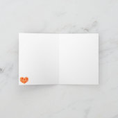 Kleine, 4-inch x 5,6-inch gevouwen Valentijn Kaart (Binnen)