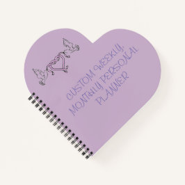 Kleine (5,5-inch x 8,5-inch) HEART-OPMERKINGEN Notitieboek