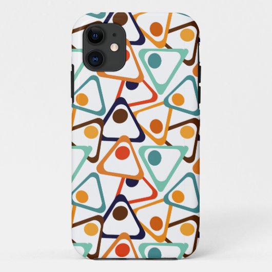 Kleine 70s Driehoeken Case-Mate iPhone Case (Achterkant)
