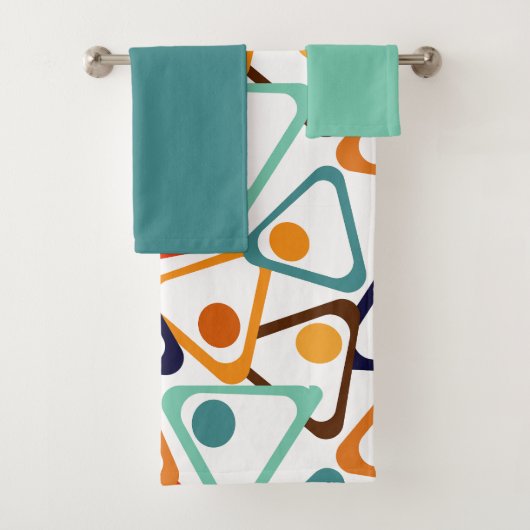 Kleine 70s Driehoeken Handdoek (Insitu)