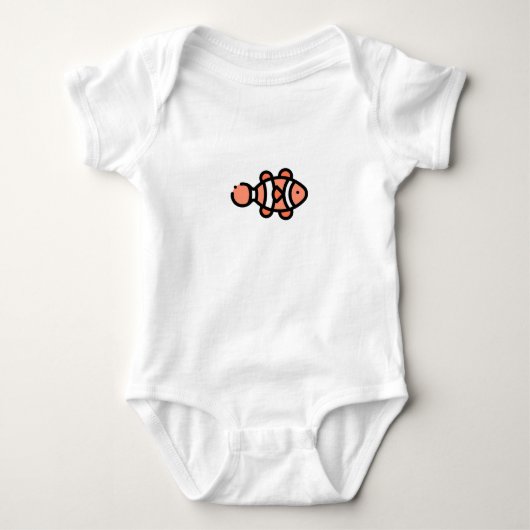Kleine aalvis romper (Voorkant)