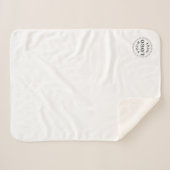 Kleine aangepaste Sherpa-deken - Zakelijke brandin Sherpa Deken (Voorkant (horizontaal))