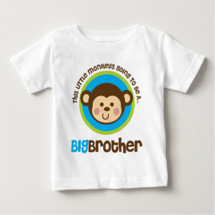 Kleine aap die een grote broer wordt