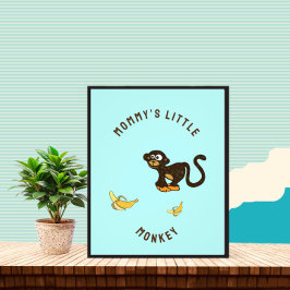 Kleine aap foto afdruk