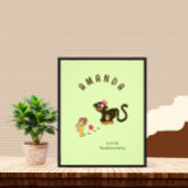 Kleine aap foto afdruk