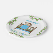 Kleine aap in een Wieg Bord voor tulppapier (Gekanteld)