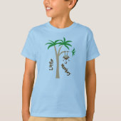 Kleine aap met boom t-shirt (Voorkant)