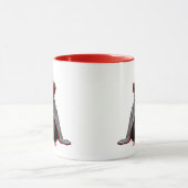 Kleine aap met een cape. mok (Midden)