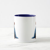 Kleine aap met een cape. mok (Midden)