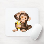 Kleine aap muismat (Met muis)