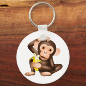 Kleine aap sleutelhanger (Voorkant)