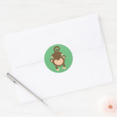 Kleine aap Stickers (Envelop)