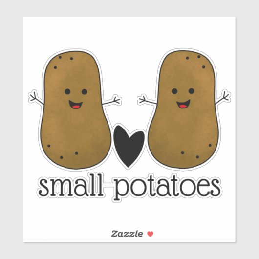 Kleine aardappelen sticker (Vel)
