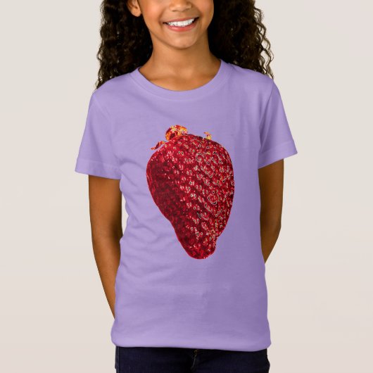 Kleine aardbei t-shirt (Voorkant)
