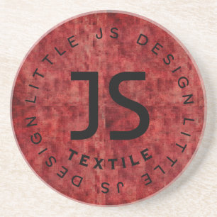 kleine aardbei zandsteen onderzetter