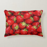 Kleine aardbeien decoratief kussen<br><div class="desc">Kleine aardbeien</div>