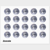 Kleine Aarde Ronde Sticker (Vel)