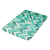 Kleine Abstracte Chevron Badmat (Gekanteld)
