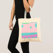 Kleine Abstracte Monster Canvas tas (Voorkant (product))