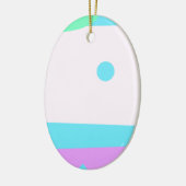 Kleine Abstracte monster of Abstract landschap Keramisch Ornament (Links)