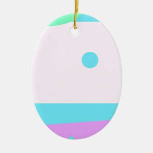 Kleine Abstracte monster of Abstract landschap Keramisch Ornament