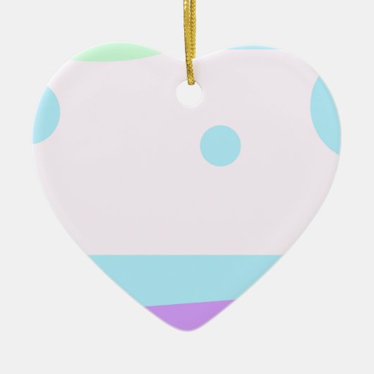 Kleine Abstracte monster of Abstract landschap Keramisch Ornament (Voorkant)