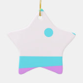 Kleine Abstracte monster of Abstract landschap Keramisch Ornament (Voorkant)