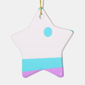 Kleine Abstracte monster of Abstract landschap Keramisch Ornament (Links)