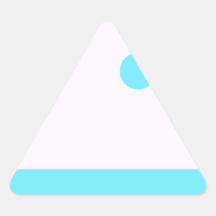 Kleine Abstracte monster of Abstract landschap Sticker