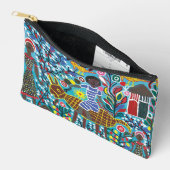 Kleine accessoiretas met afbeelding van Afrikaanse Etui (Open)