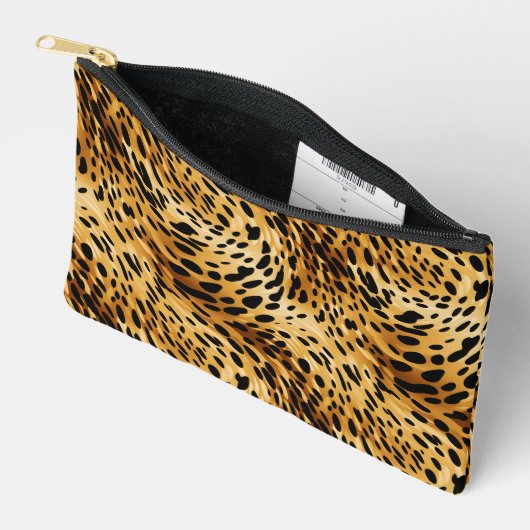 Kleine Accessoirezak Leopard Print Etui (Open)