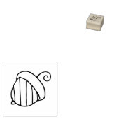 Kleine Acorn 1 1x1 in. Rubberstempel (Gestempeld)