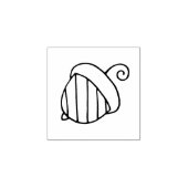 Kleine Acorn 1 1x1 in. Rubberstempel (Afrduk)
