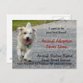 Kleine ademhalingsreddingsuitbreiding briefkaart (Voorkant / Achterkant)