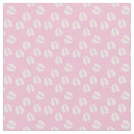 KLEINE AFDRUKDIGE maskers - Roze witte hoofdafdruk Stof