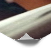 Kleine Afrikaans-Amerikaanse meid op school Poster (Hoek)