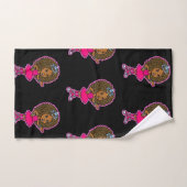 Kleine Afrikaanse Amerikaanse prinses Bad Handdoek (Handdoek)