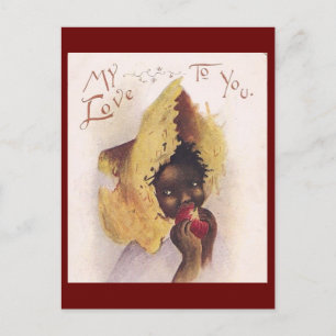 kleine Afrikaanse Valentijn Briefkaart