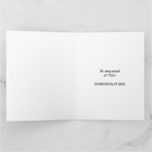 Kleine Afstuderen meid donkerder Kaart (Binnen)